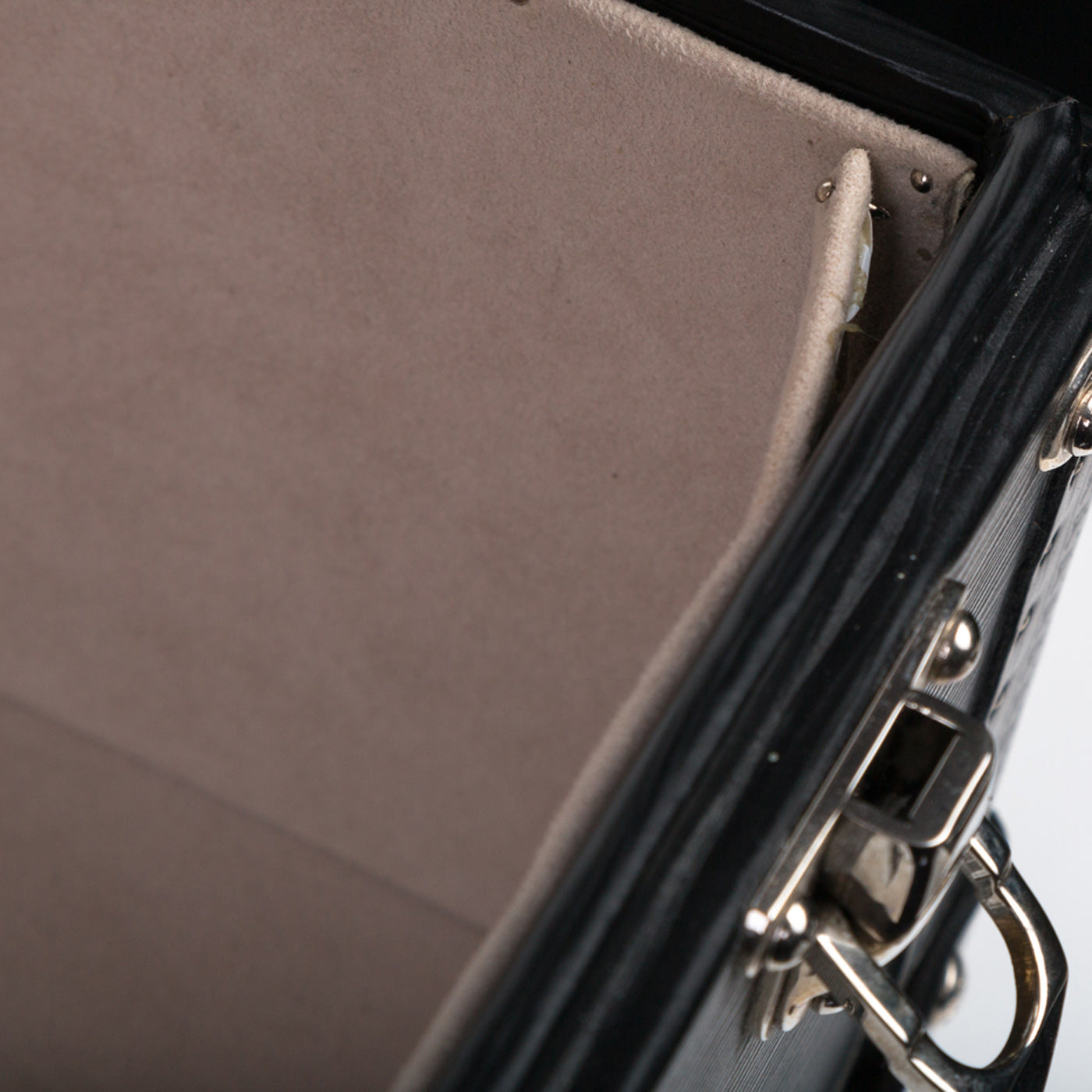 Louis Vuitton Epi Black Leather Trunk