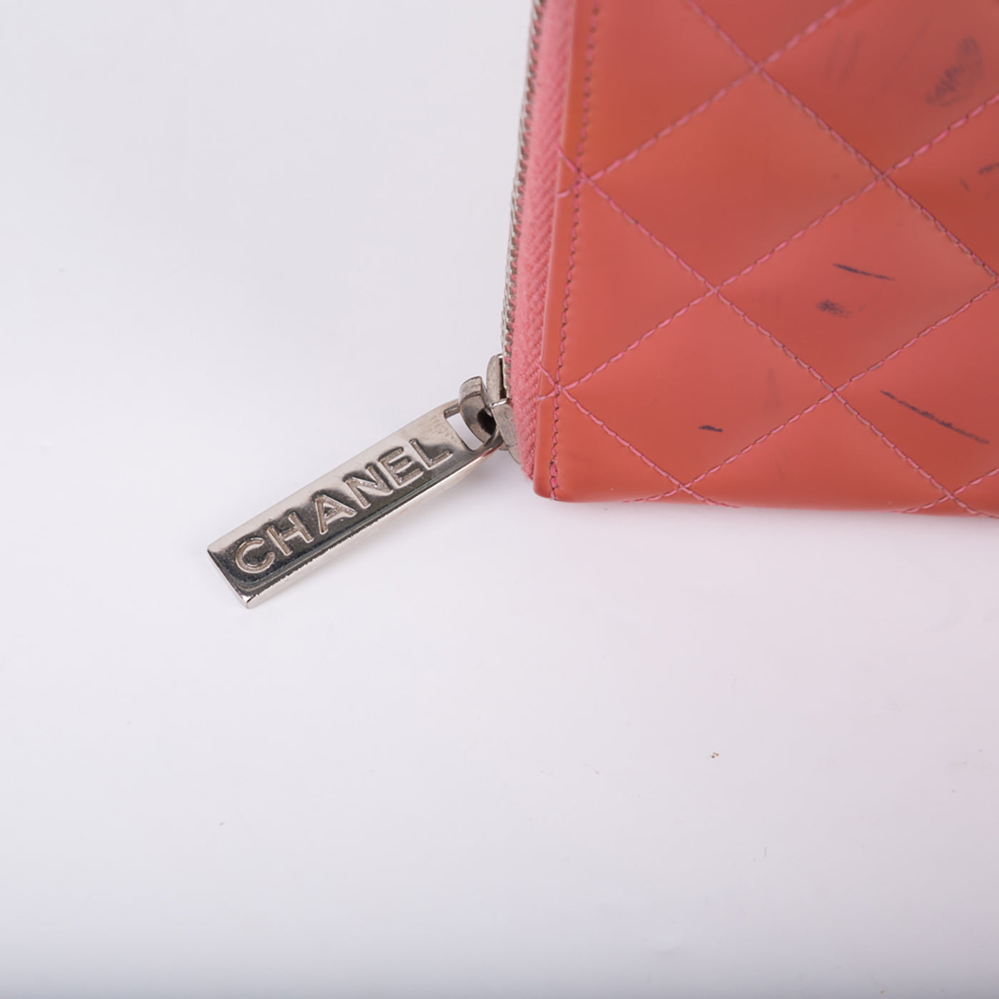 Chanel Patent Quilted Wallet