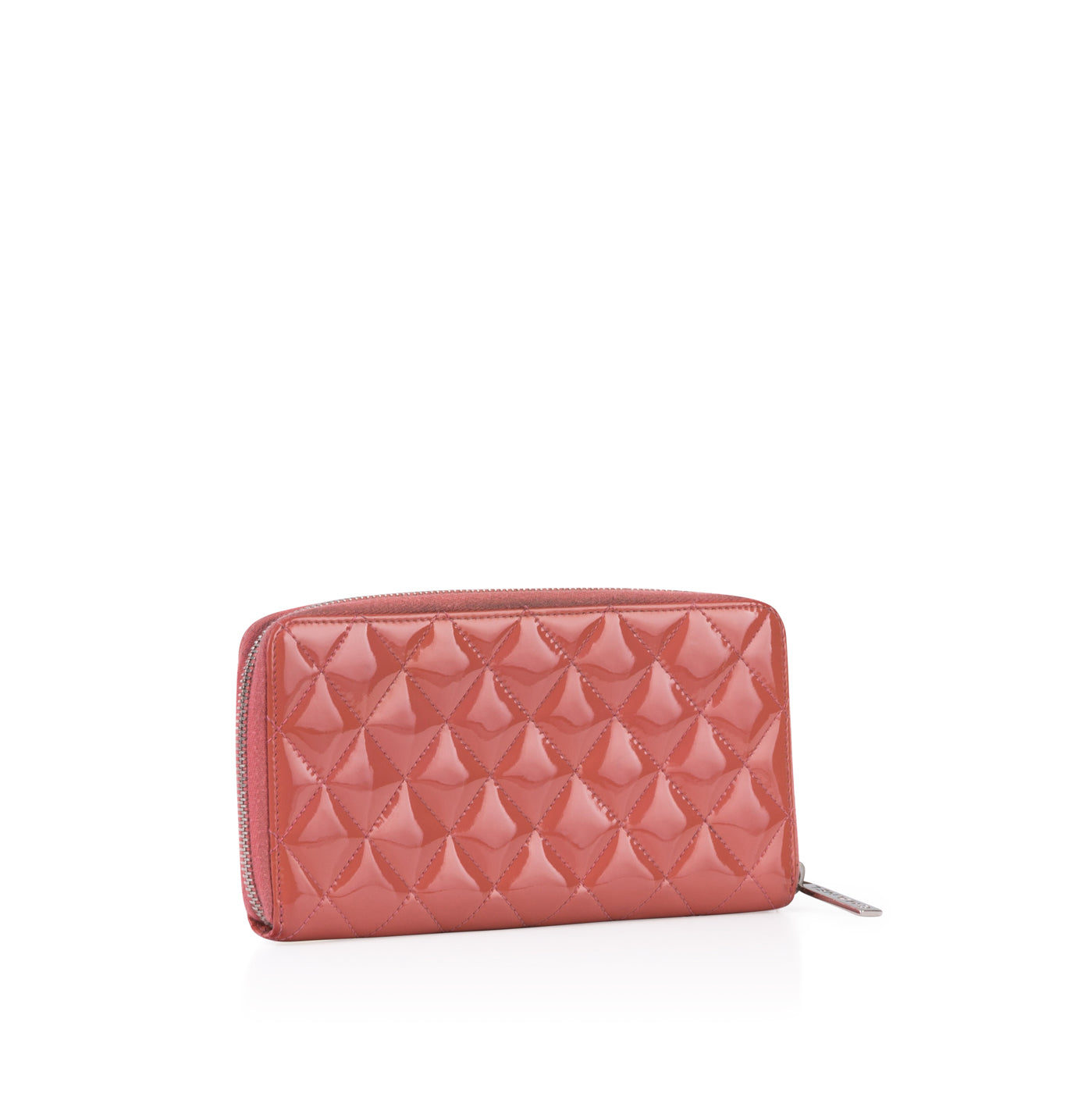 Chanel Patent Quilted Wallet