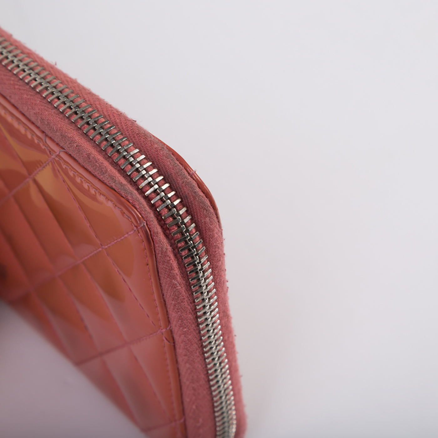 Chanel Patent Quilted Wallet