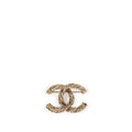 Crystal Twisted Rope CC Brooch