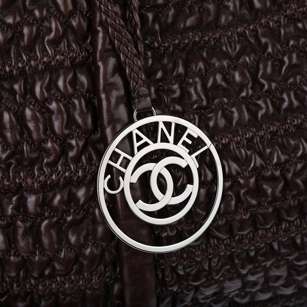 Chanel Interwoven leather tote