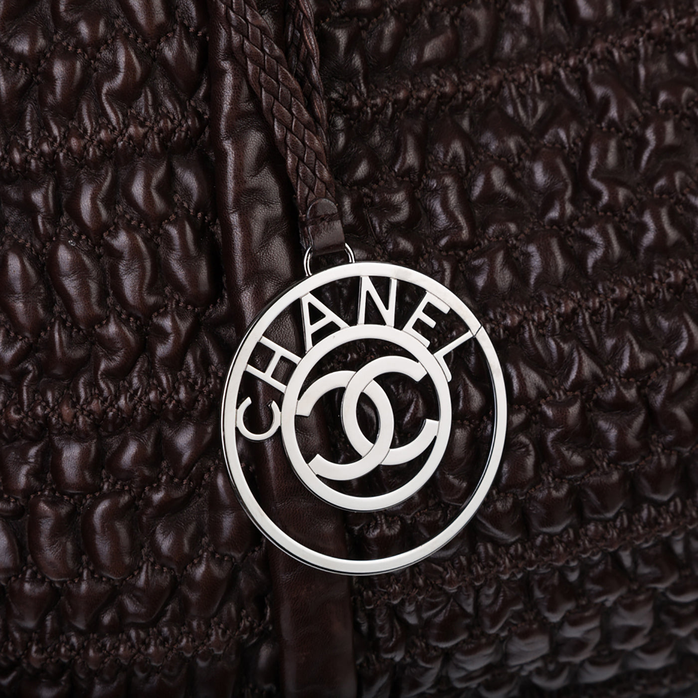 Chanel Interwoven leather tote