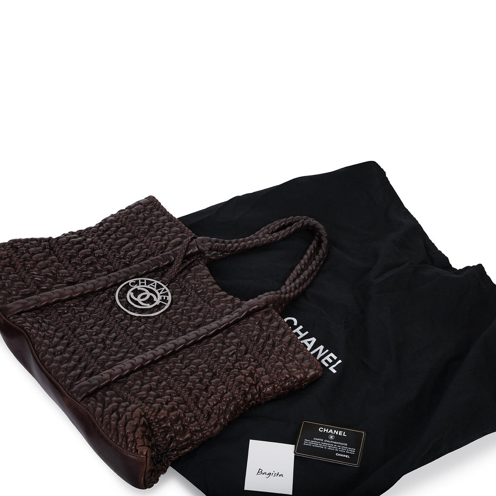 Chanel Interwoven leather tote