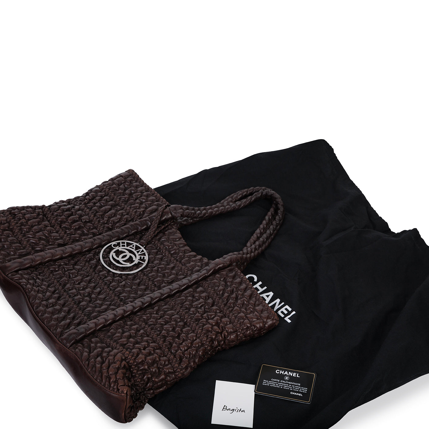 Chanel Interwoven leather tote