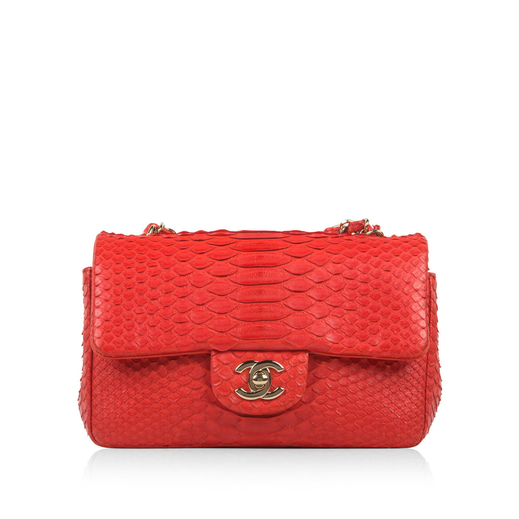 Chanel Classic Flap Bag - Mini Rectangular - Python