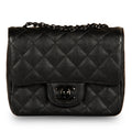 Chanel Classic Flap Bag - Mini Square - So Black