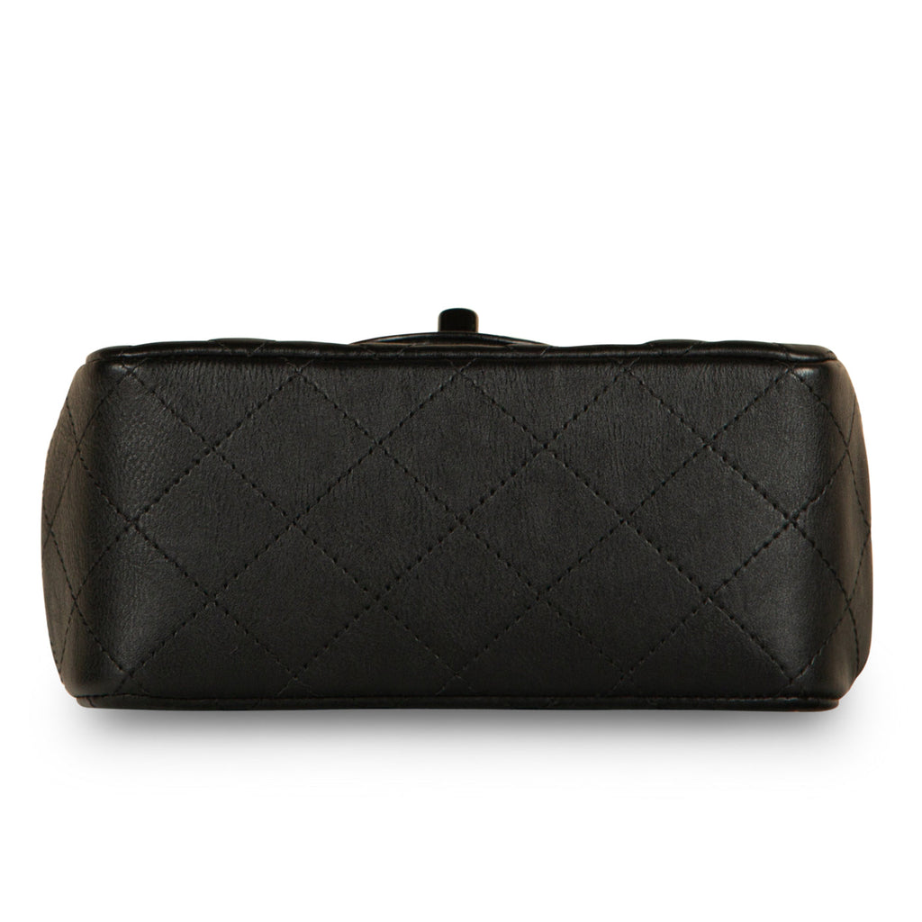 Chanel Classic Flap Bag - Mini Square - So Black