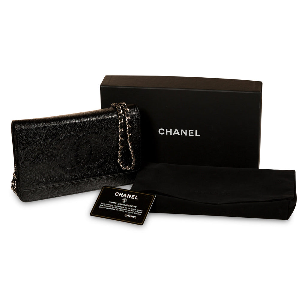Chanel Classic CC Wallet on Chain
