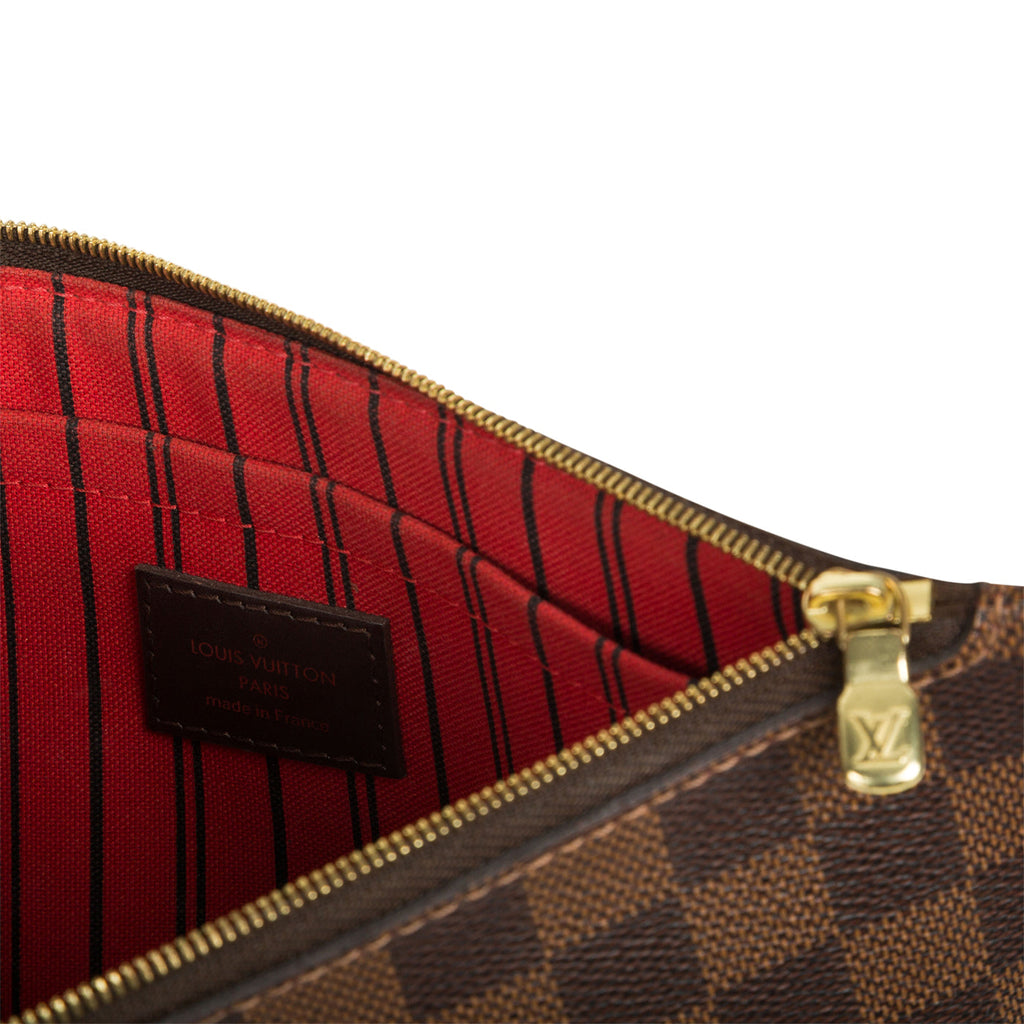 Louis Vuitton Damier Ebene Neverfull Pouch
