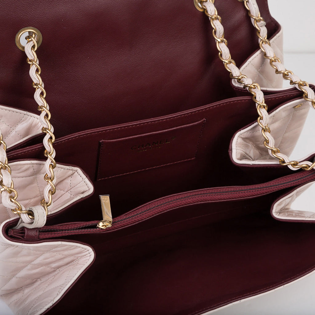 Chanel Triple Compartment Flap Bag