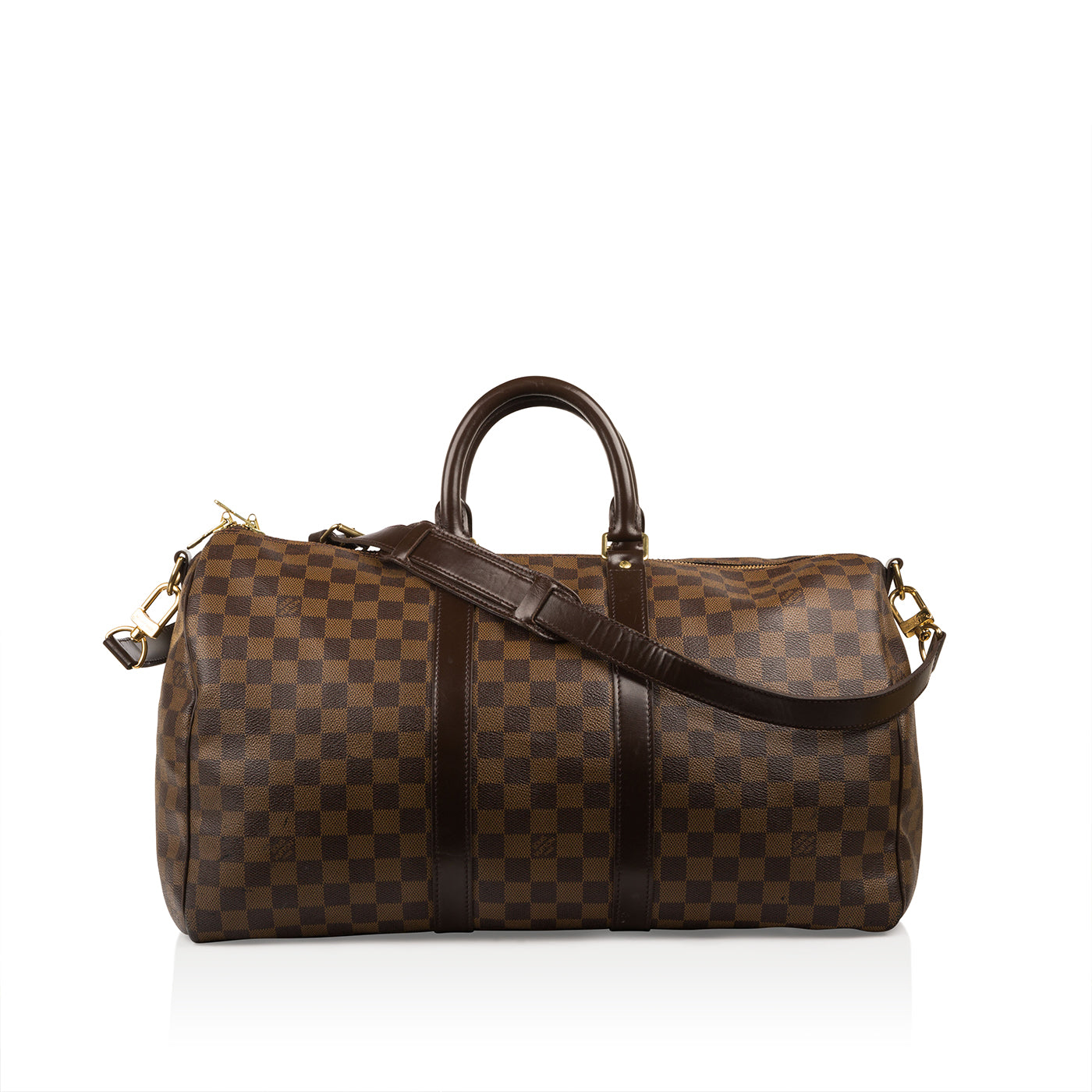 Louis Vuitton Keepall 45 BandouliÃ¨re Damier Ebene