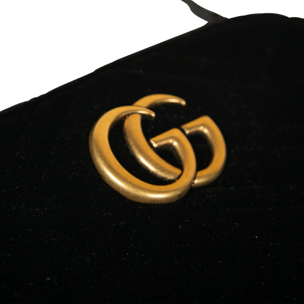 Gucci Velvet Camera Crossbody