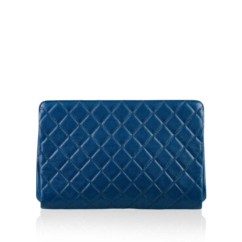 Chanel Quilted CC Clutch