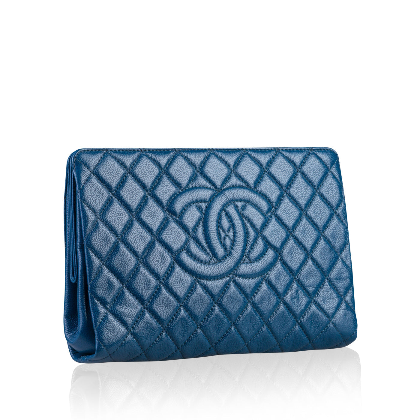 Chanel Quilted CC Clutch