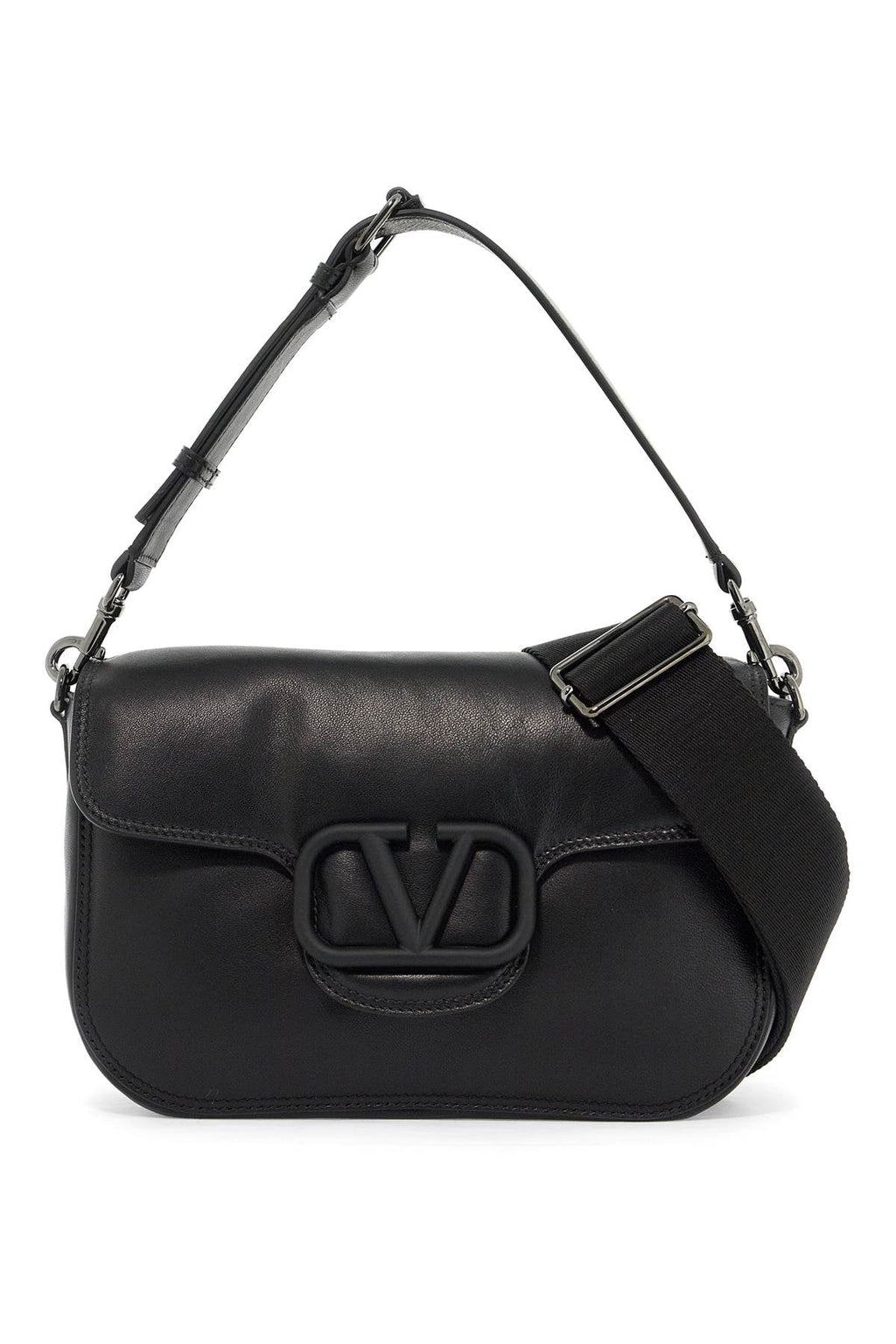 Valentino Garavani Vlogo Signature Shoulder Bag In Nappa Leather Men