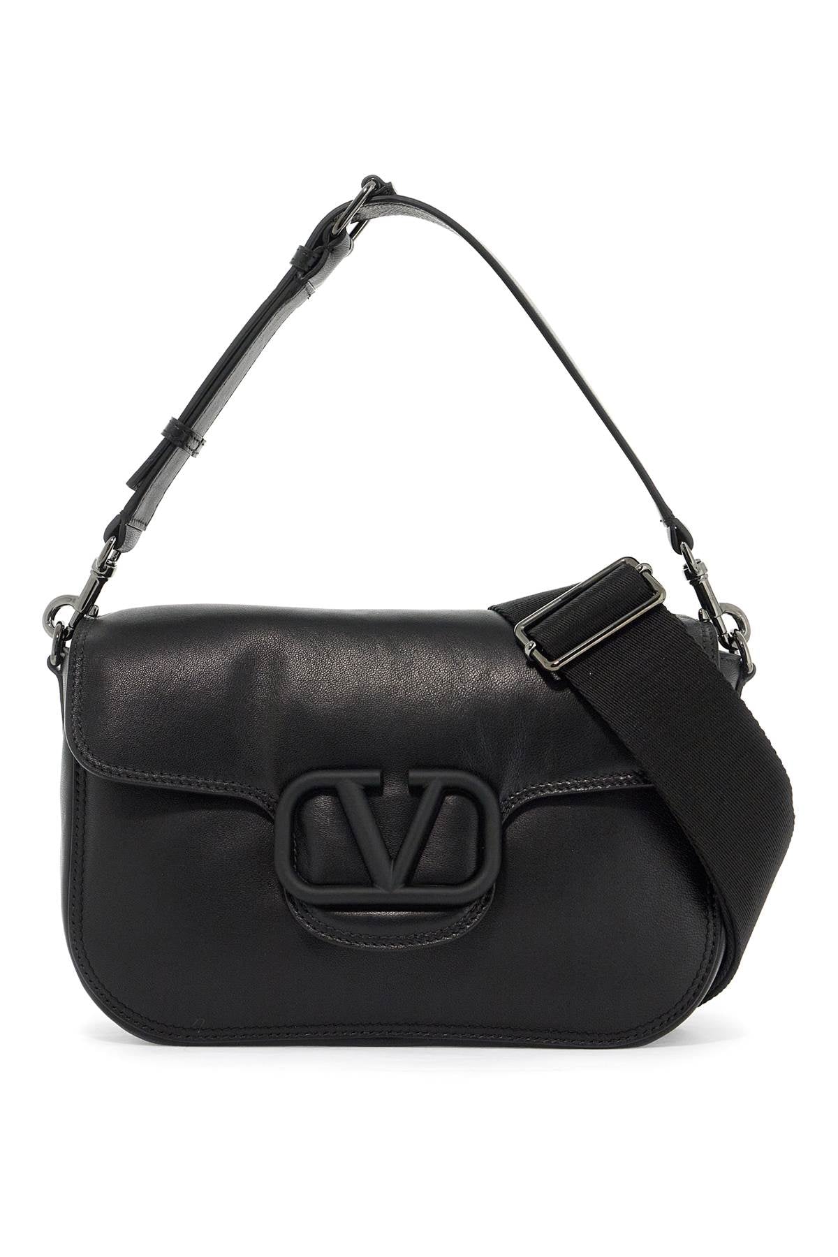 Valentino Garavani Vlogo Signature Shoulder Bag In Nappa Leather Men