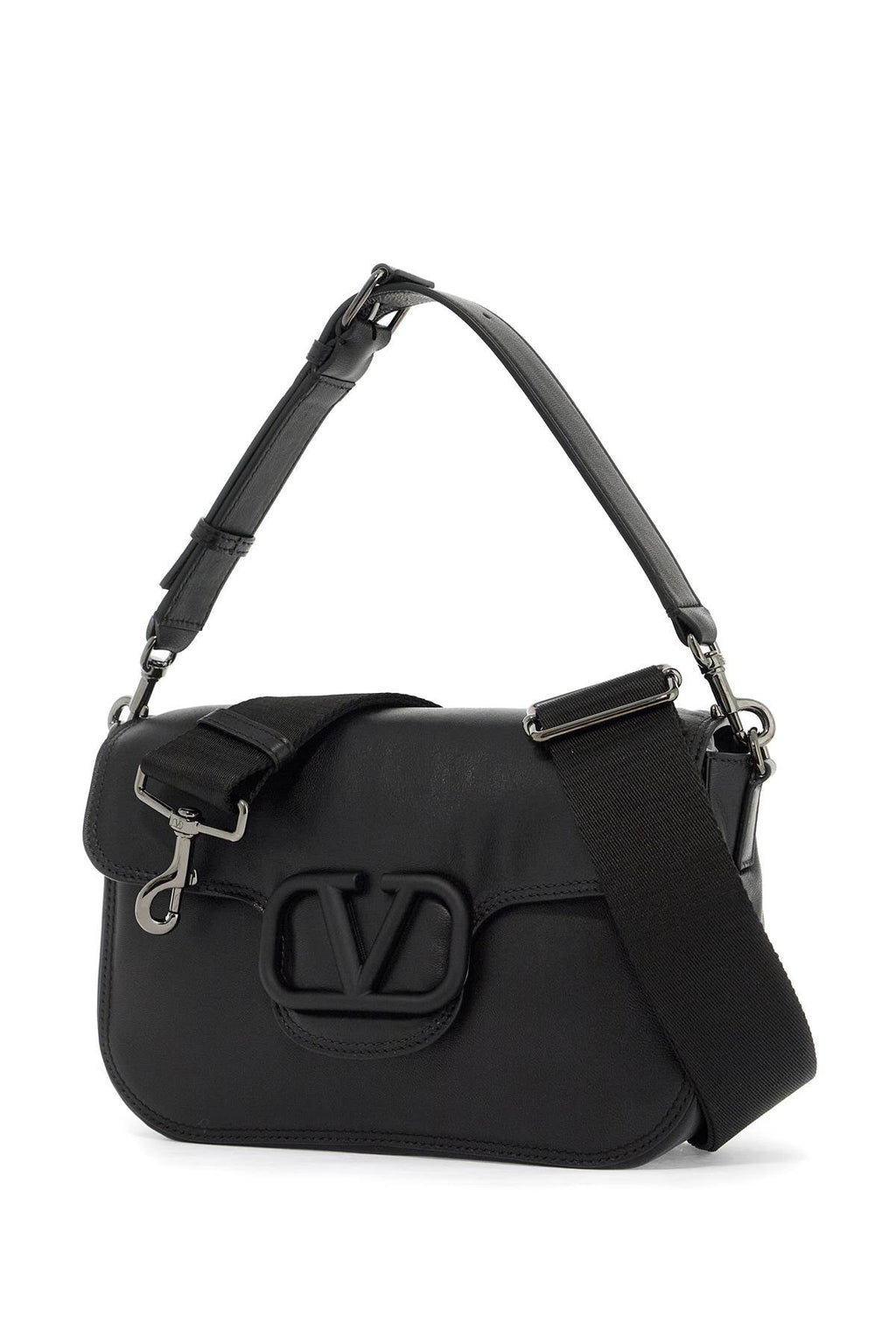 Valentino Garavani Vlogo Signature Shoulder Bag In Nappa Leather Men