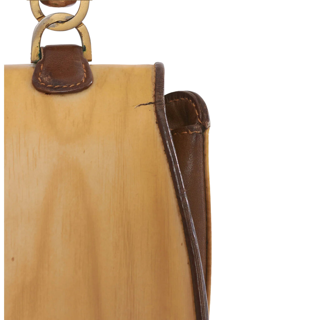 Gucci handbag with bamboo handle - '90s