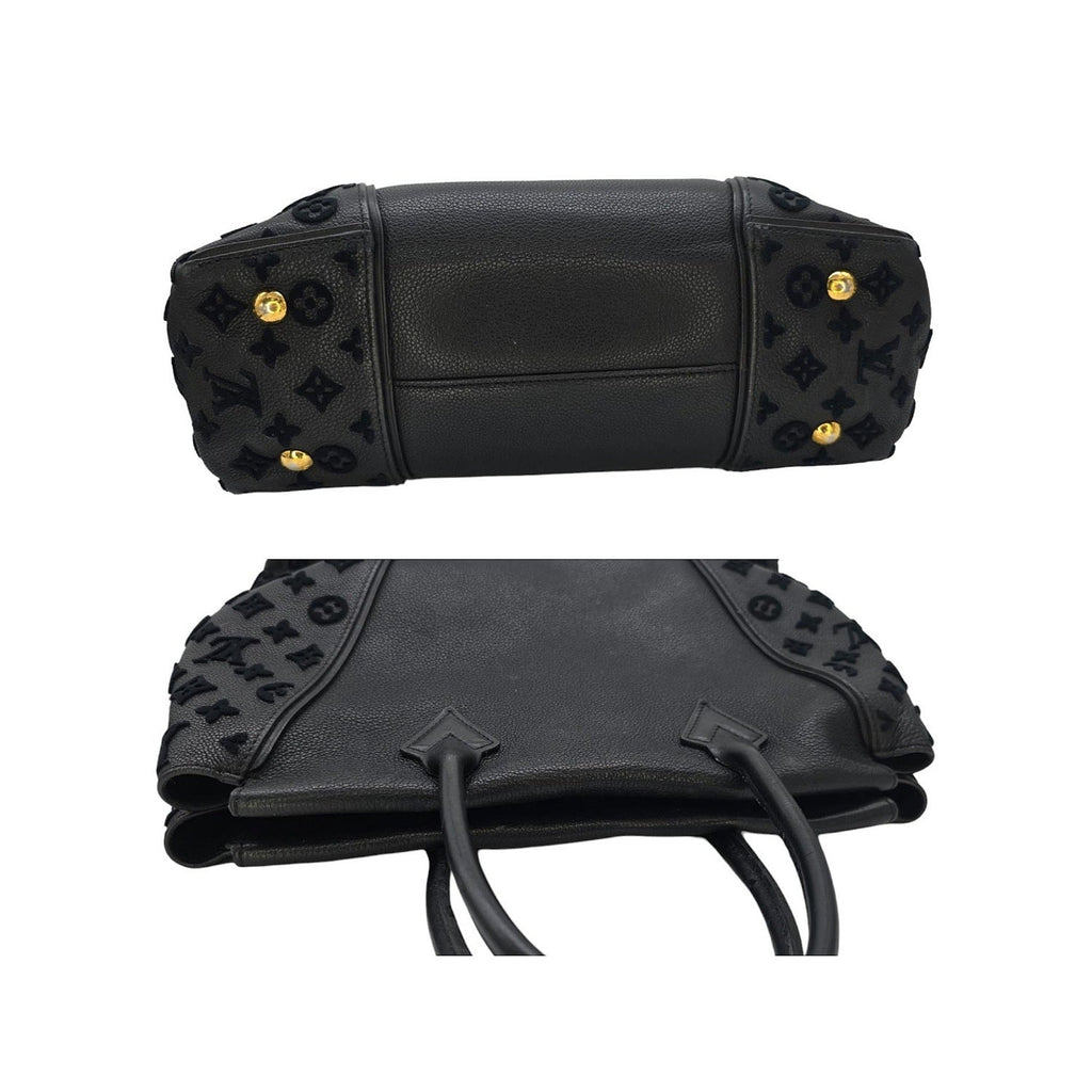 Louis Vuitton Black Veau Cachemire Calfskin W Tote