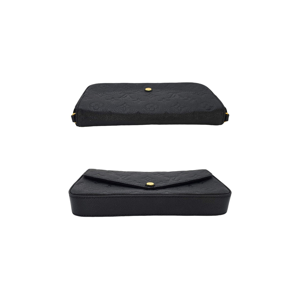 Louis Vuitton Monogram Empreinte Felicie Pochette with Zip Insert
