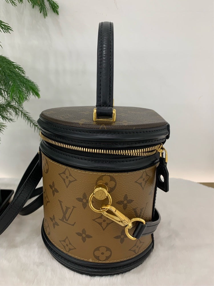 Louis Vuitton Cannes Handbag Reverse Monogram Canvas