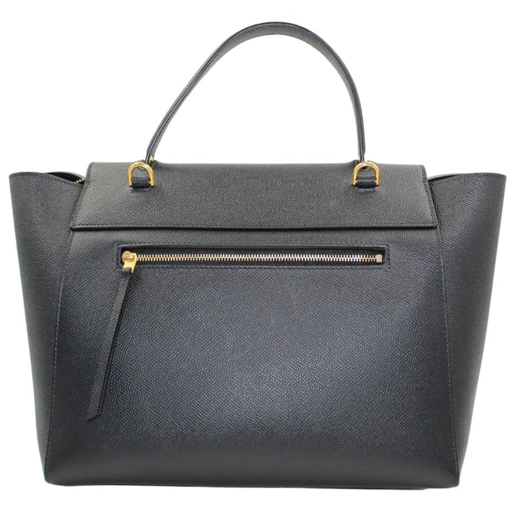 Celine Grained Calfskin Micro Belt Bag Black