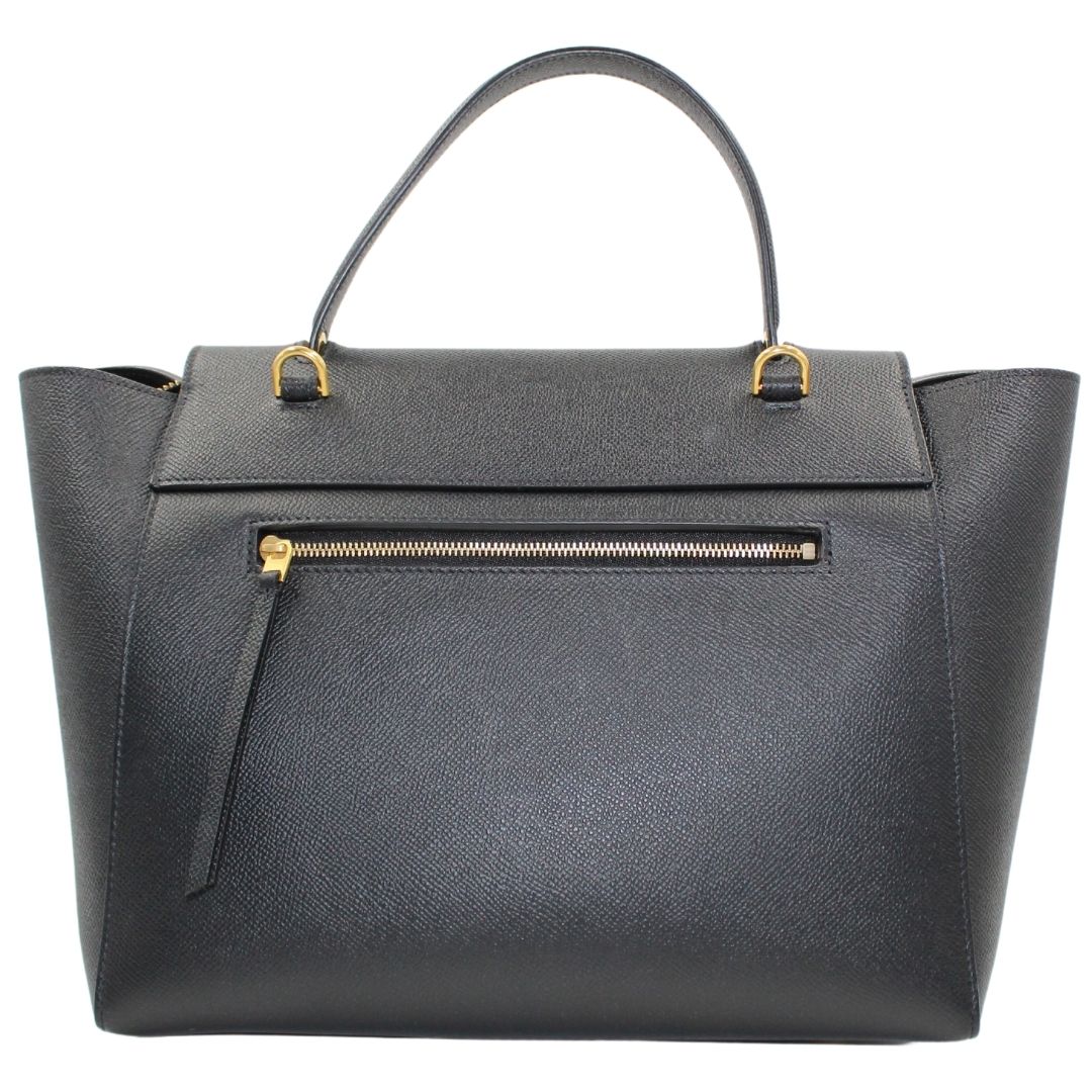 Celine Grained Calfskin Micro Belt Bag Black