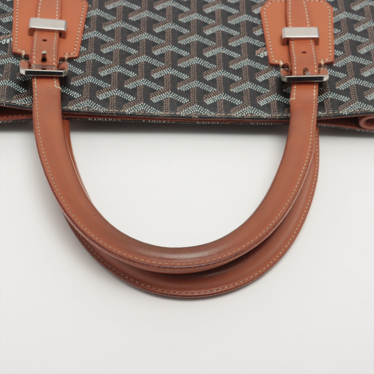 Goyard Goyardine Comores Tote Black x Brown