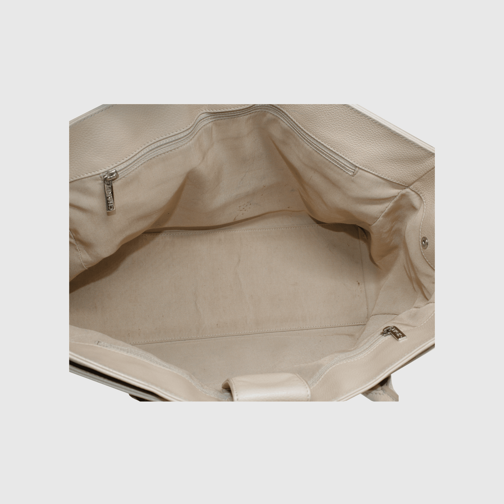 Cream  Executive Cerf Tote Bag