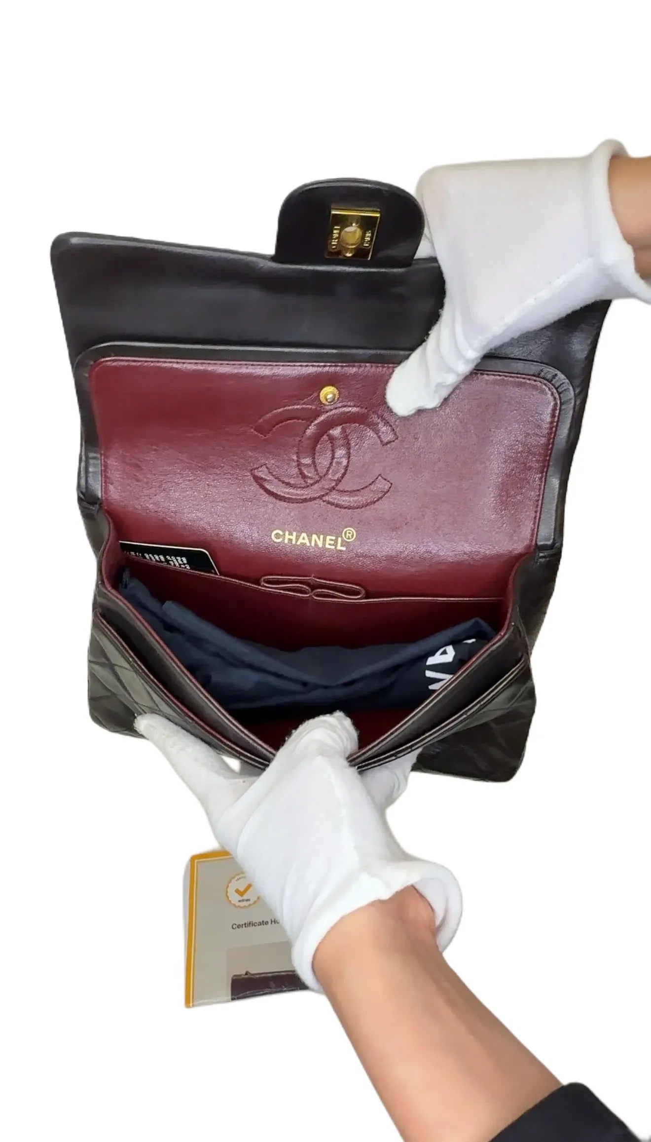CHANEL Pre-Owned - 1994-1996 matelasse chain shoulder bag - women - Lambskin - One Size - Black B4-17