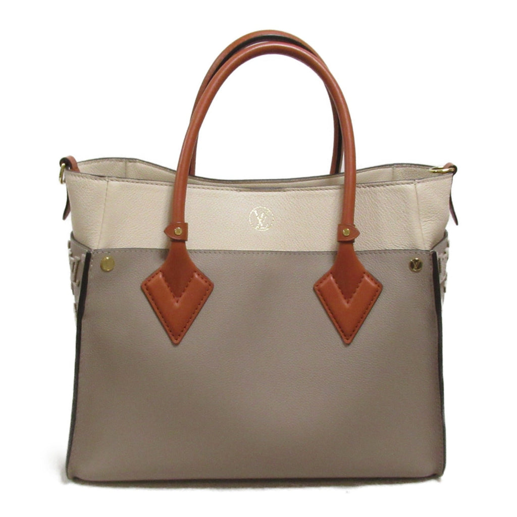 Louis Vuitton on  Side MM Shoulder Bag Leather Bag  Beige M53825
