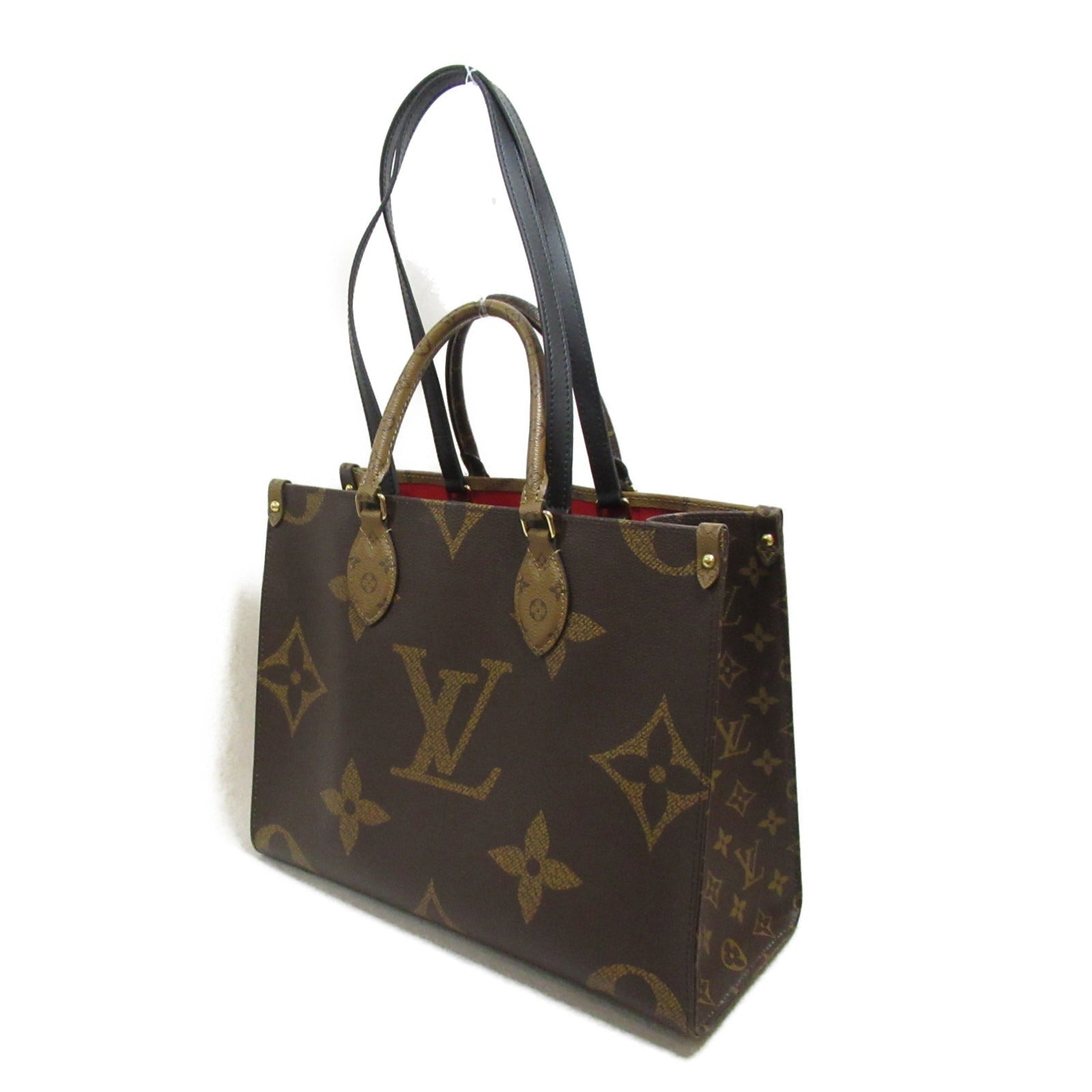 Louis Vuitton Louis Vuitton On The Go MM Tote Bag PVC Coated Canvas Monogram Giant  Brown M45321