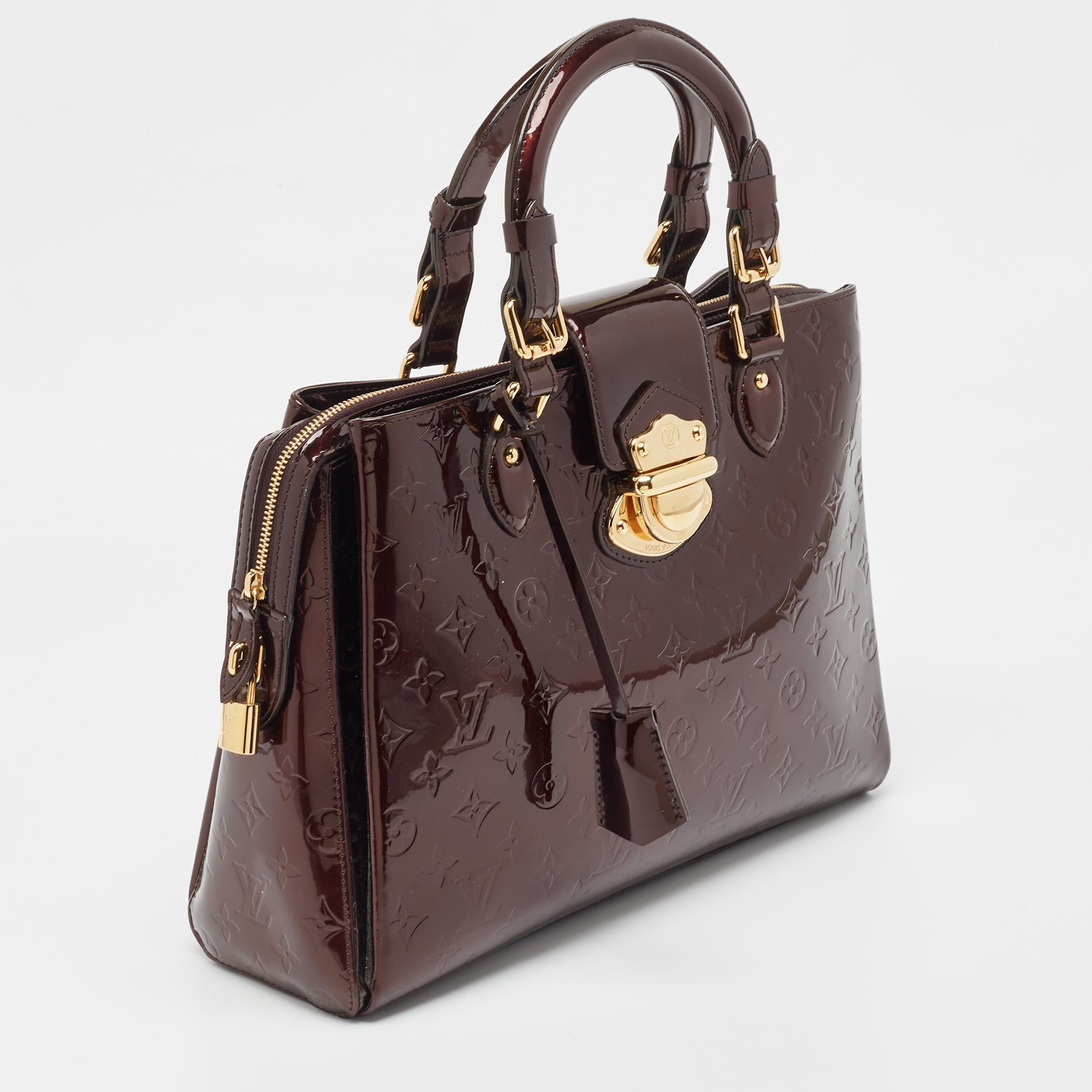 Louis Vuitton Amarante Monogram Vernis Melrose Avenue Bag