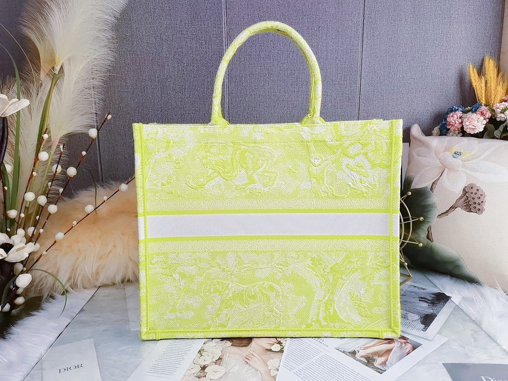 GLAMI Large Book Tote Yellow, For Women, WomenÃ¢â‚¬â„¢s Handbags 16.5in/42cm CD