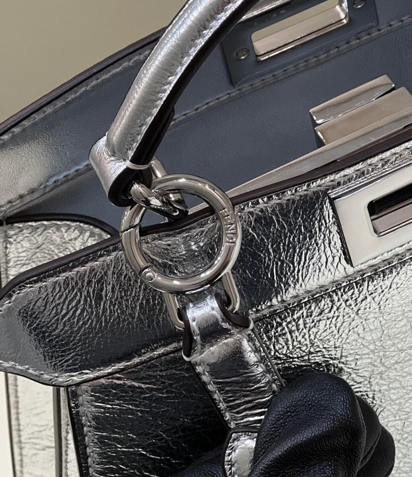 FI GlamI MeGLAMIum Silver Bag For Woman 33cm/13in