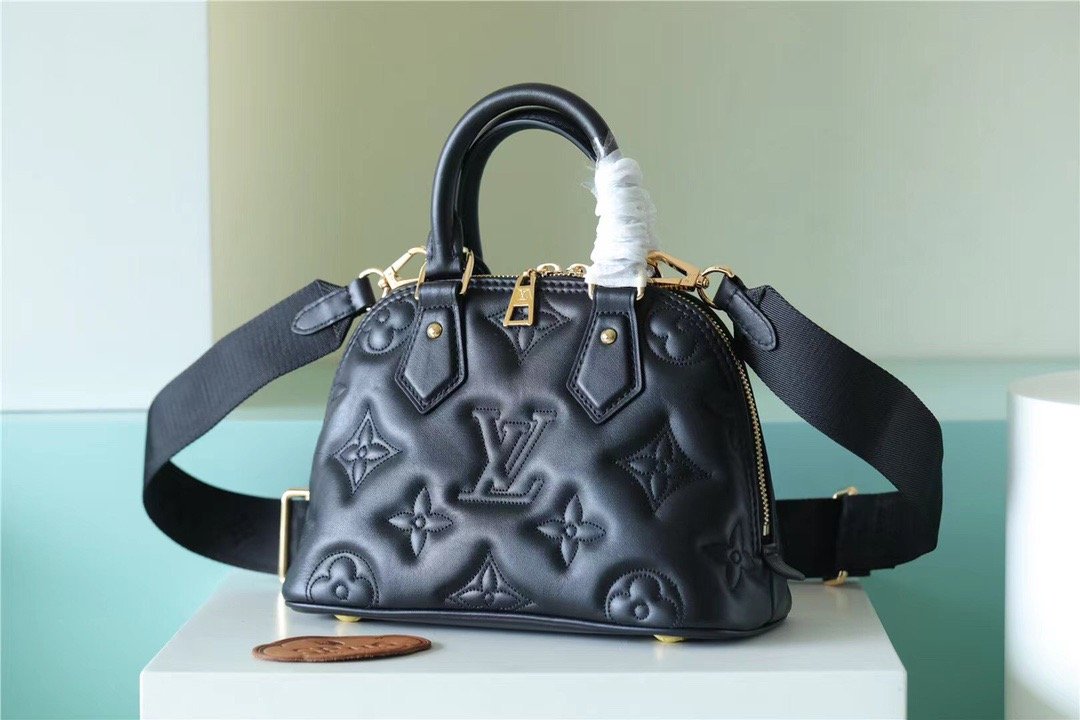 LV Alma GLAMI Bag Handbags,  Shoulder and Cross Body Bags For Women In Black 9.6in/25cm LV M59793