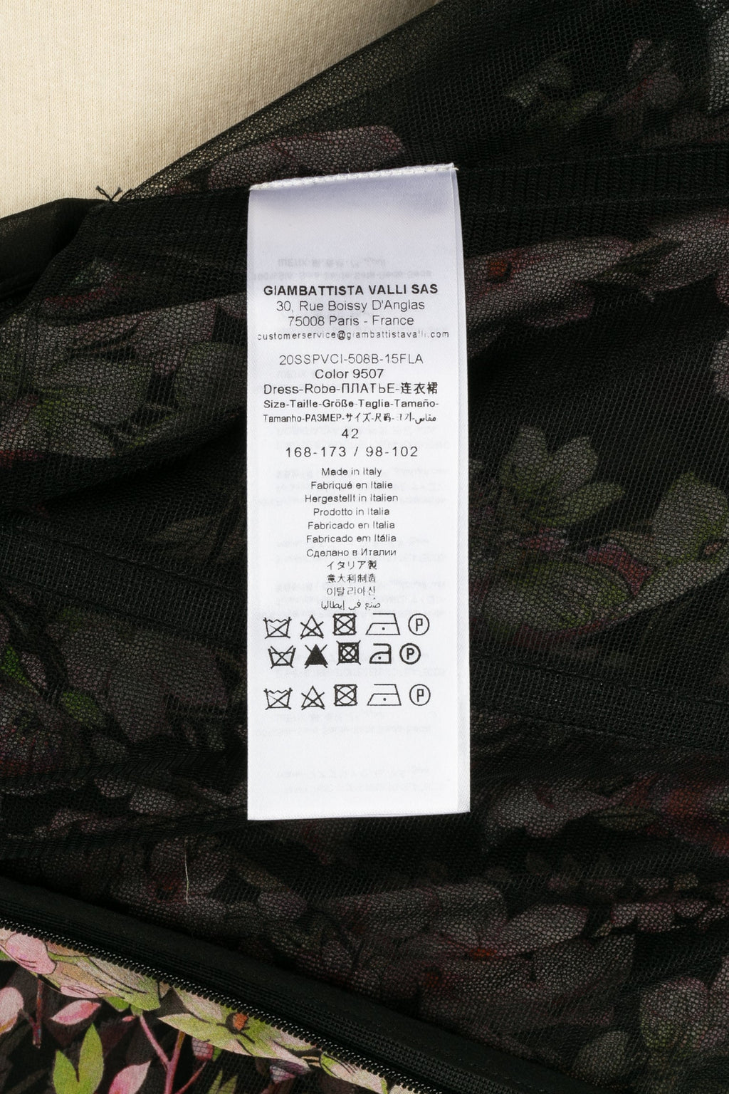 Robe Giambattista Valli EtÃƒÆ’Ã‚Â© 2020
