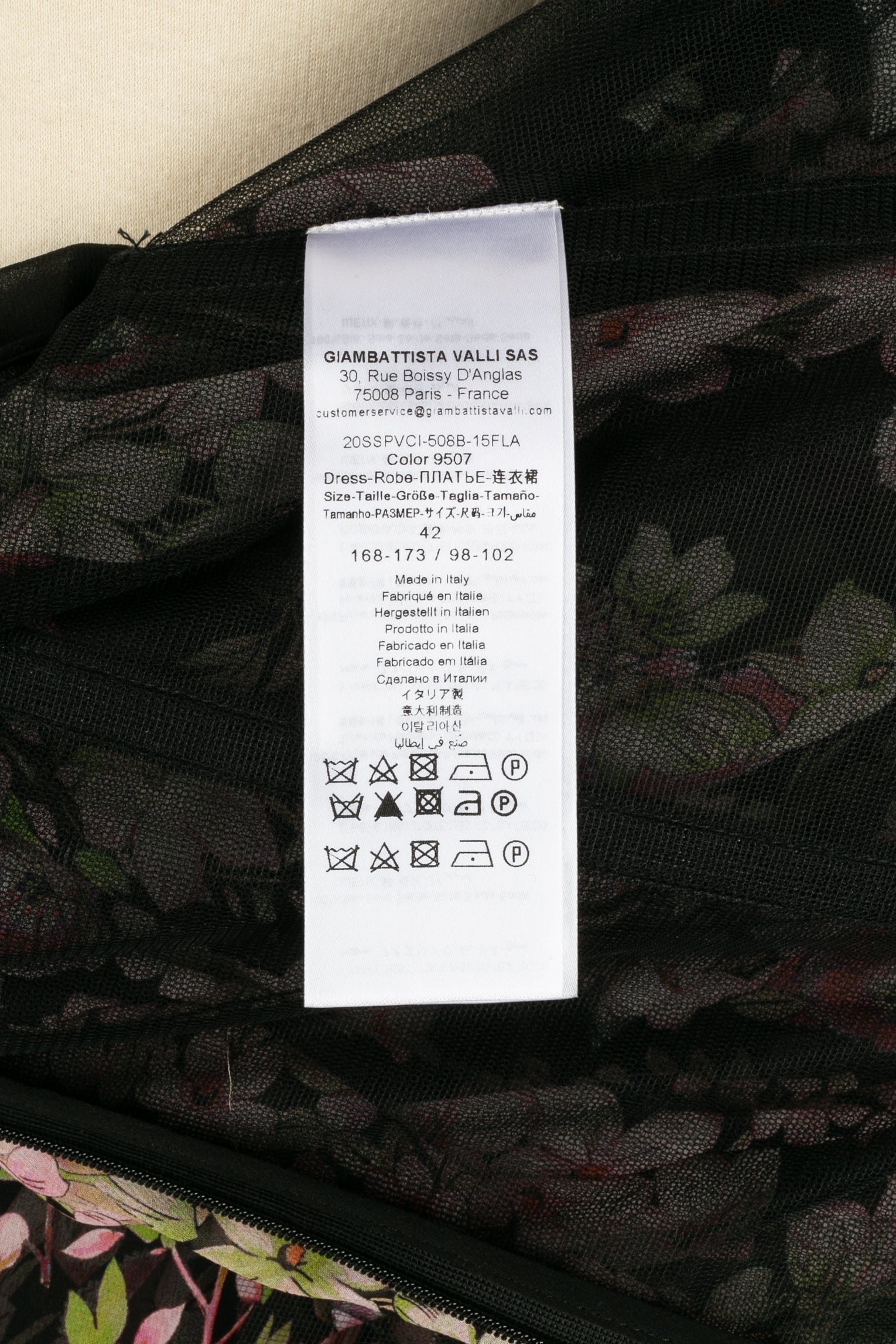 Robe Giambattista Valli EtÃƒÆ’Ã‚Â© 2020
