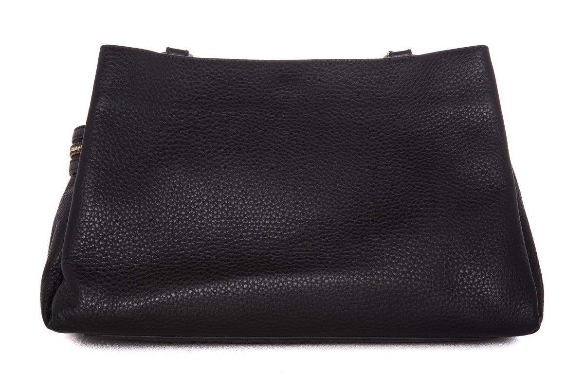 Hogan Black Leather Handbag