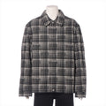 Louis Vuitton 23AW cotton jacket 48 men black x grey RM232 checklist