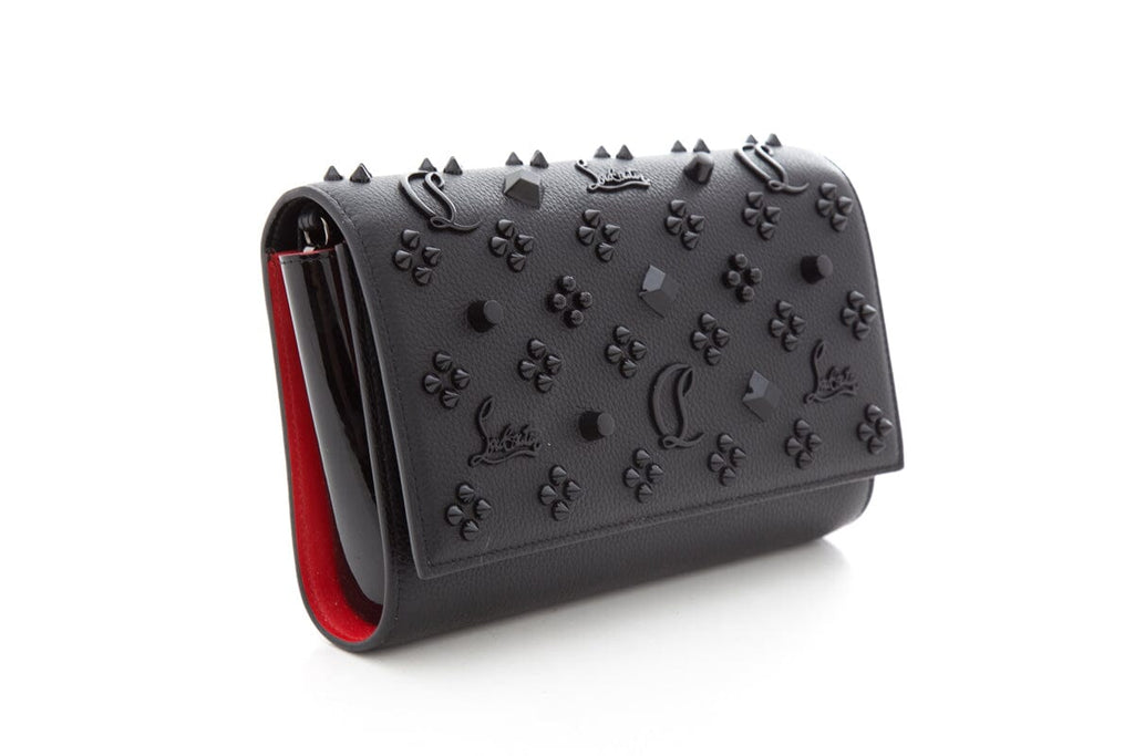 Christian Louboutin Black Paloma Leather Studded Cross-Body