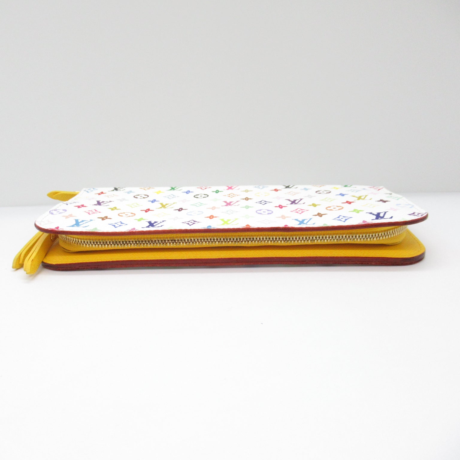 Louis Vuitton Louis Vuitton Portefolio Ansorite Round Long Wallet Round Long Wallet Wallet PVC Coated Canvas Monogram Multicolor  White M93750