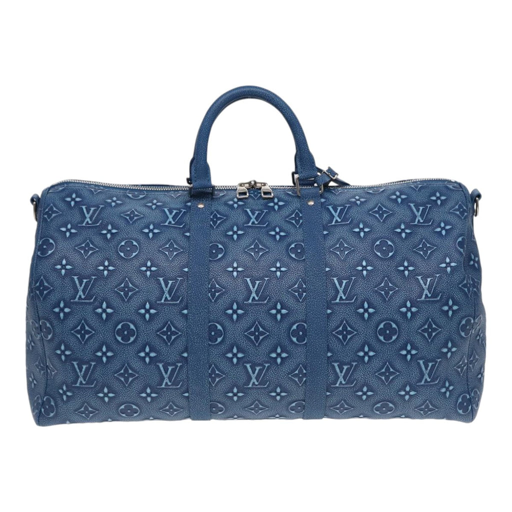 Louis Vuitton Keepall Bandouliere 50  Canvas Travel Bag