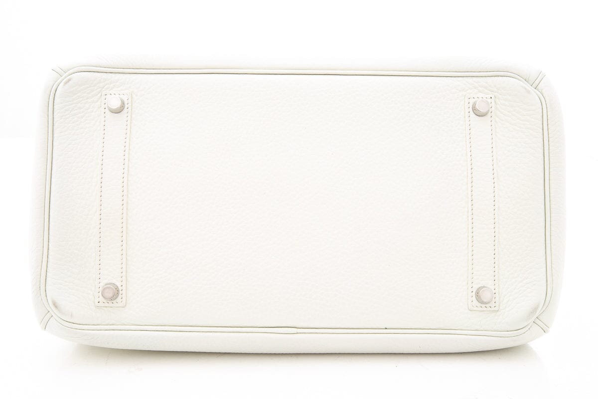 HermÃƒÆ’Ã‚Â¨s 2011 White Togo Leather Birkin 35CM Handbag