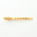 Chanel Hair Clip Gp Gold Logo 96A