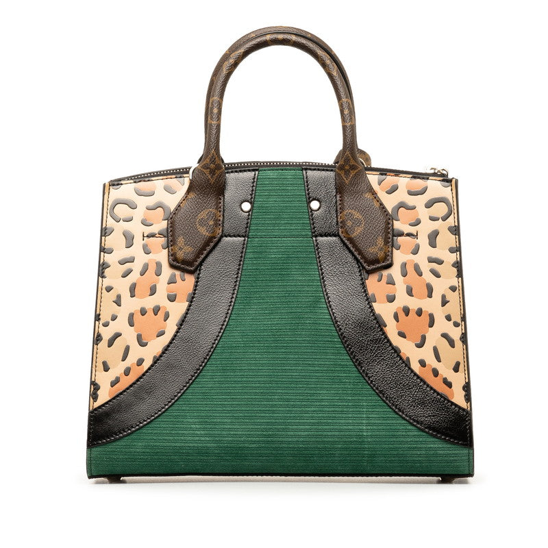 Louis Vuitton Monogram City Timer PM Handbag Shoulder Bag 2WAY M52126 Brown Green Multicolor PVC Leather   Louis Vuitton