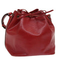 Louis Vuitton Epi Petit Noe Shoulder Bag Red