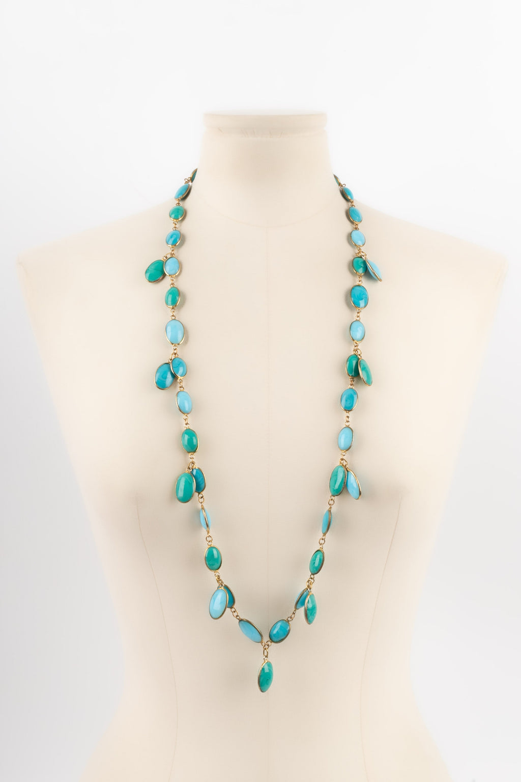 Collier en pÃƒÆ’Ã‚Â¢te de verre Gripoix