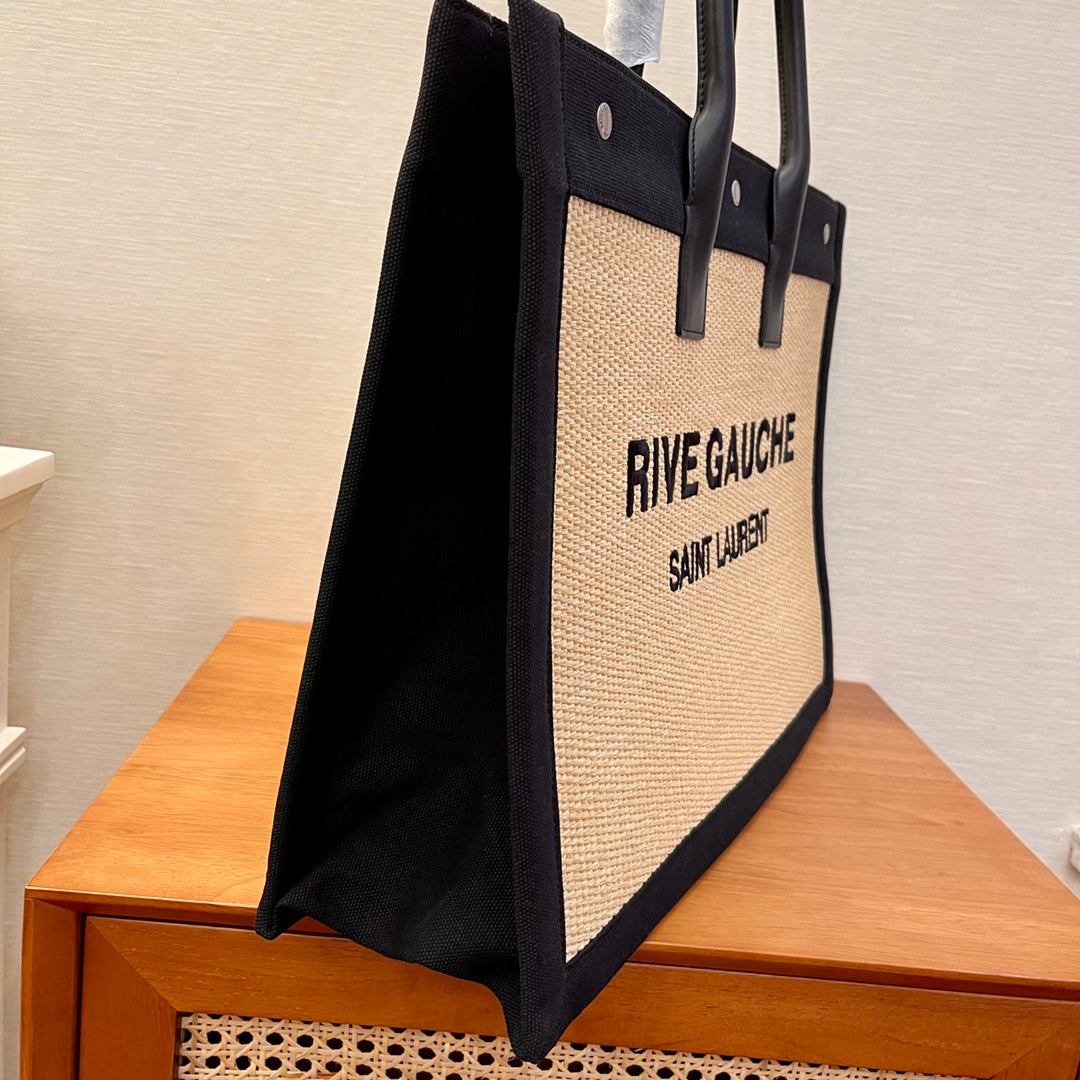GLAMI Rive Gauche Tote Bag In Raffia For Women 18.9in/48cm YSL